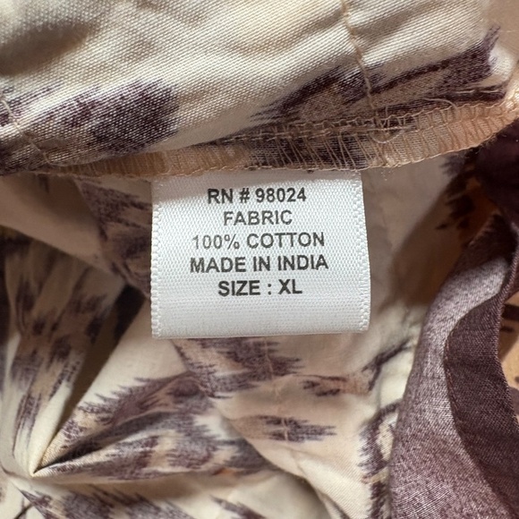 BAILEY 44 100% Cotton 2 Pce Tiered Maxi Skirt; One Shoulder Top Pull On Style XL - Picture 7 of 8